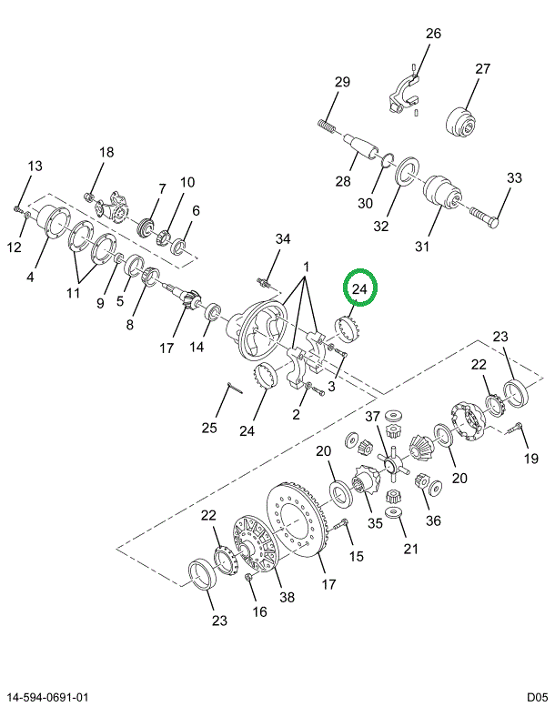 1685251C1 Adjuster Differential Bearing