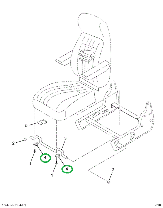 1685444C1 RETAINER SEAT CUSHION ADJUSTER