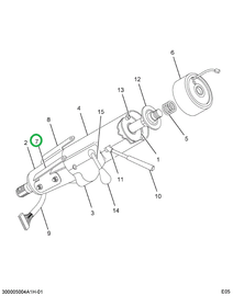 1685609C1 Bracket, Mounting Steering Col