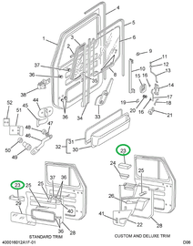 1686546C92 REST ARM BLACK RH