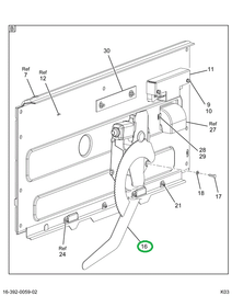 1686705C91 REGULATR,REGULATOR DOOR GLASS