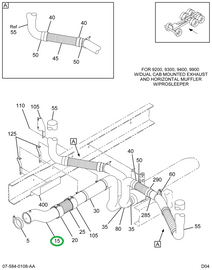 1687560C2 PIPE EXHAUST TRUBO/FLEX
