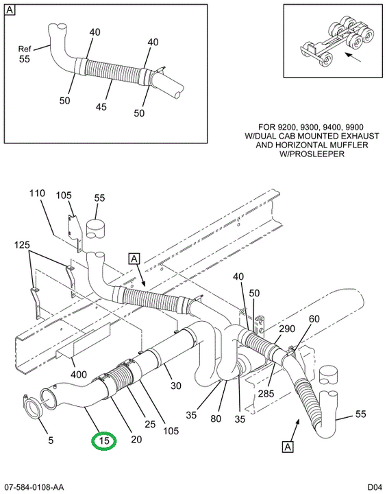 1687560C2 PIPE EXHAUST TRUBO/FLEX