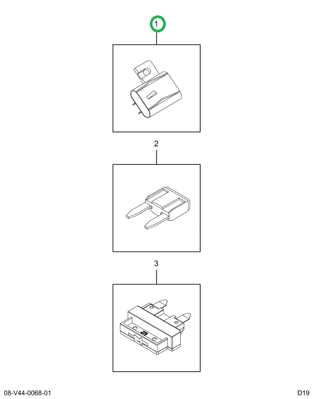 1687784C1 CAP FUSE CONNECTOR