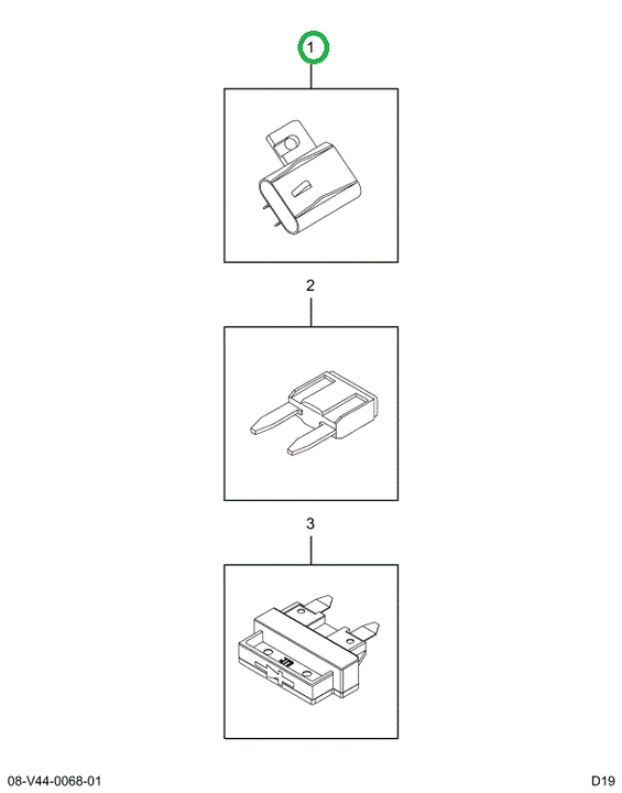 1687784C1 CAP FUSE CONNECTOR
