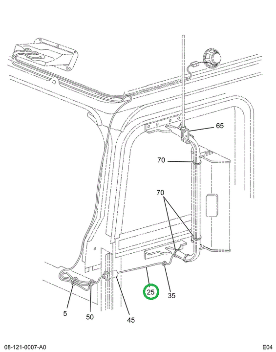 1688247C91 CABLE ASM ANTENNA CB (DUAL)