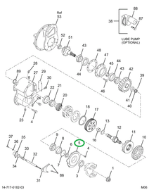 1691153C91 RETAINER-INTER AXLE DIFF FWD B