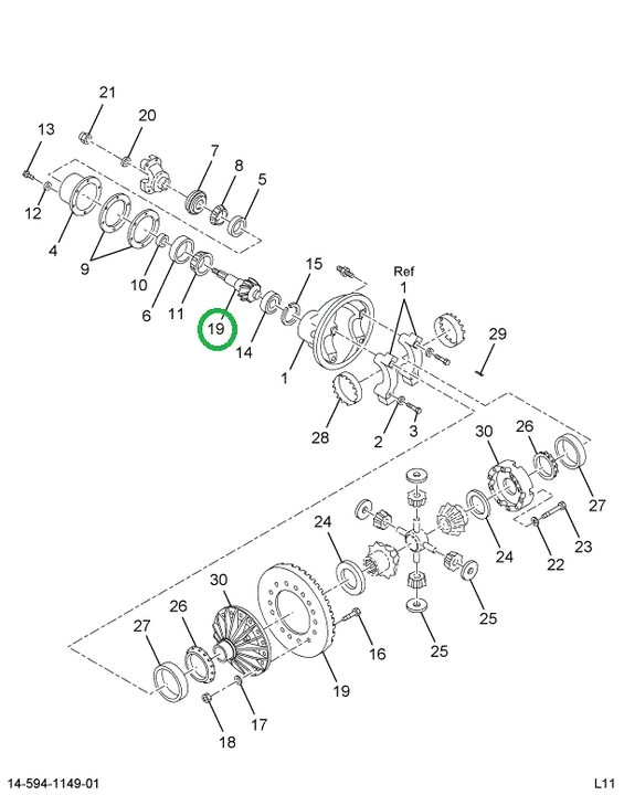 1691480C91 Gear Set, Ring And Pinion Diff
