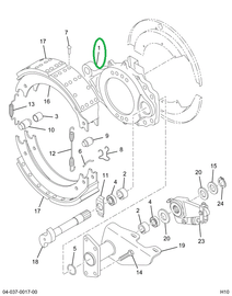 1692876C91 Spider, Brake, Rear, W/ Bushin