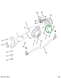 1693260C1 Housing, Steering Knuckle, Fro