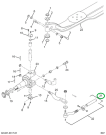 1693378C91 CLAMP ASSY TIE ROD 1-3/4 DIA.