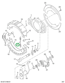 1693403C1 SPRING BRK SHOE RETURN