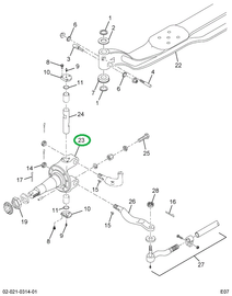 1693670C91 KNUCKLE STRG LEFT ABS 02ADB