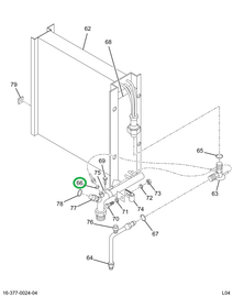 1693943C1 RING O A/C #4 HNBR (W/134A)
