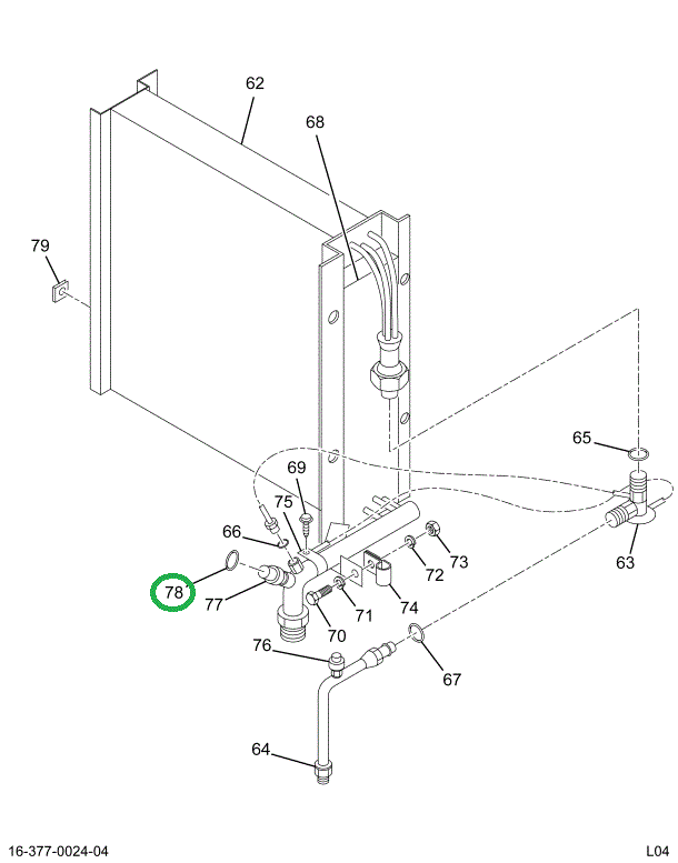 1693945C1 RING O A/C .351 HNBR (W/134A)