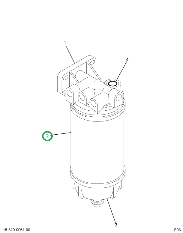 1693965C91 FILTER,ELEMENT FUEL FILTER