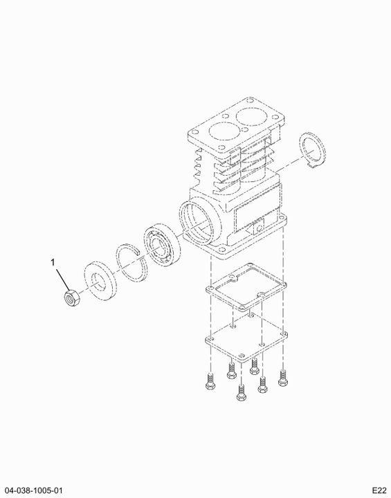 1694005C92 COMPRESR,COMPRESSOR ASM AIR 55