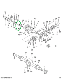 1694193C91 Gear Set, Ring And Pinion Diff