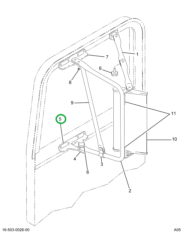 1694280C1 BRACKET RR VW MIR LWR SST