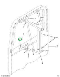 1694280C1 BRACKET RR VW MIR LWR SST