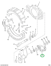 1694323C91 ADJUSTER BRK SLACK L/CLEVIS