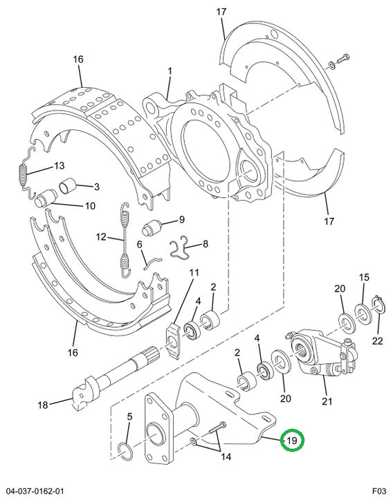 1694387C91 BRACKET BRK CAMSHAFT & CHAMBER