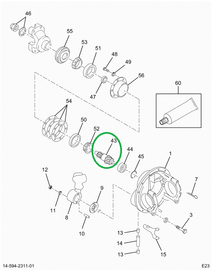 1694482C91 Gear Set, Ring And Pinion Diff