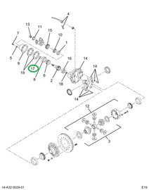 1694579C91 SET SPACER PIN BRG RS23180