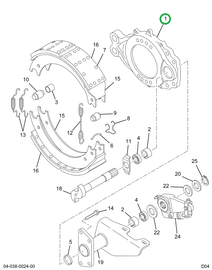 1694653C91 SPIDER BRAKE CHAMBER