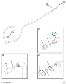 1694957C1 FITTING SPL LOW SD CHRG PORT