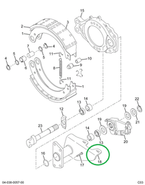 1695495C91 Bracket, Camshaft And Chamber,