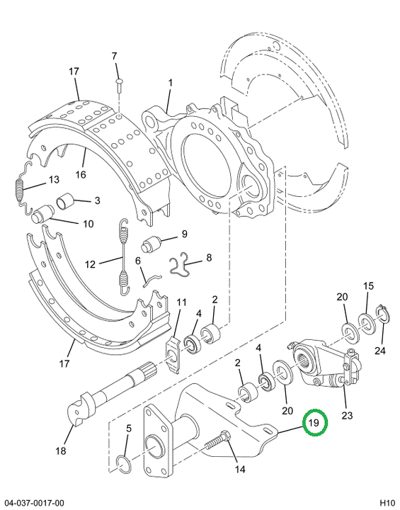 1695515C91 BRACKET,BRK CAMSHAFT & CHAMBER