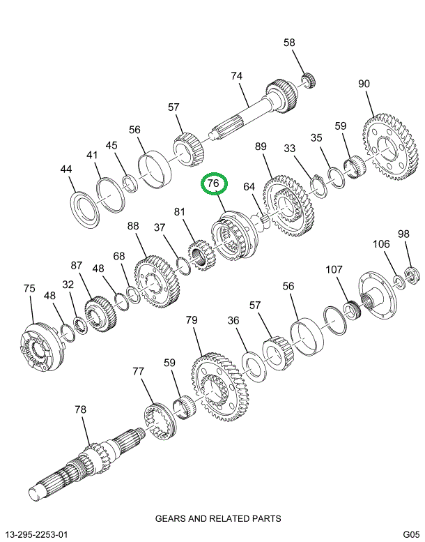 1695555C91 SYNCRNZR,SYNCHRONIZER, M/S 2ND