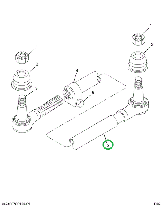 1695716C91 END ASM VERT LINK W/CLAMP