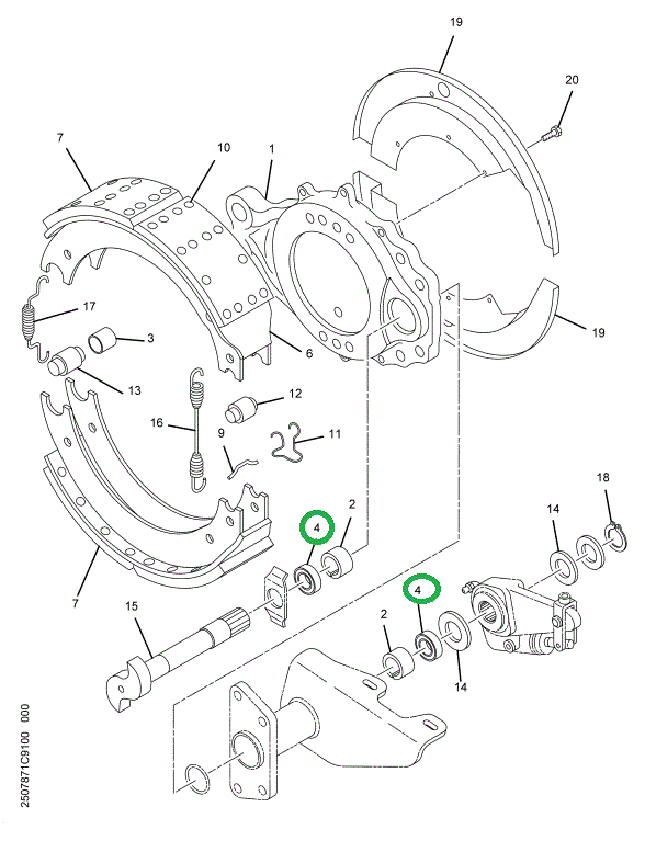 1695751C1 SEAL,OIL REAR WHEEL BRG INNER