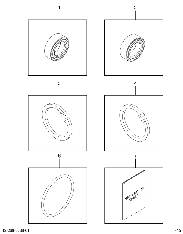 1695793C91 DRIVE,KIT,BEARING SERVICE KIT