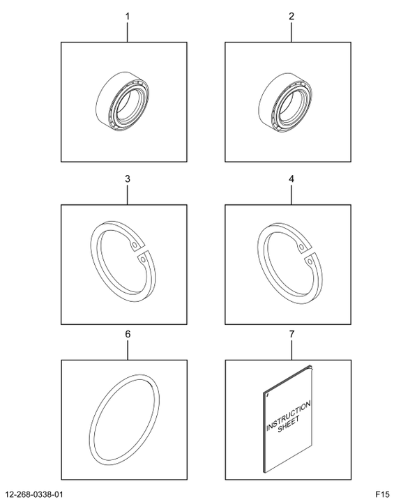 1695793C91 DRIVE,KIT,BEARING SERVICE KIT