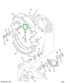 1696105C91 Shoe, Brake, W/ Lining, 162