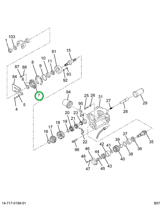 1696421C91 CAGE,INPUT SHAFT BRG W/CUP