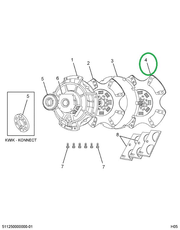 1696615C91 Disc, Clutch Ceramic Front