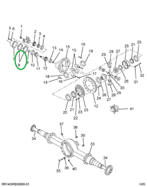1696817C1 Shim, Bearing Cage Pinion Gear