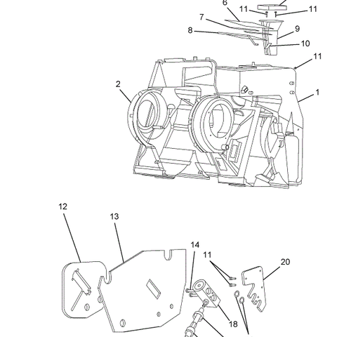 1696854C1 CABLE,HEATER DEFROSTER CONTROL