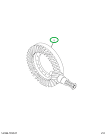 1696879C91 Gear Set, Ring And Pinion Diff