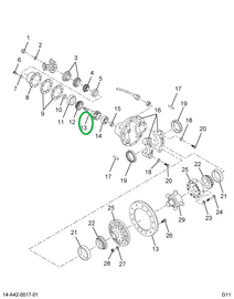 1696891C91 Gear Set, Ring And Pinion Diff