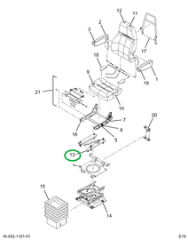 1696986C91 TRACK,KIT,TRACK SEAT ADJ