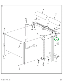 1697605C1 BRACKET RAD/HOOD SPG CBL RT MT