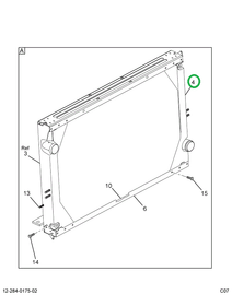 1697664C1 SUPPORT RAD MTG RT (HOUSED RAD
