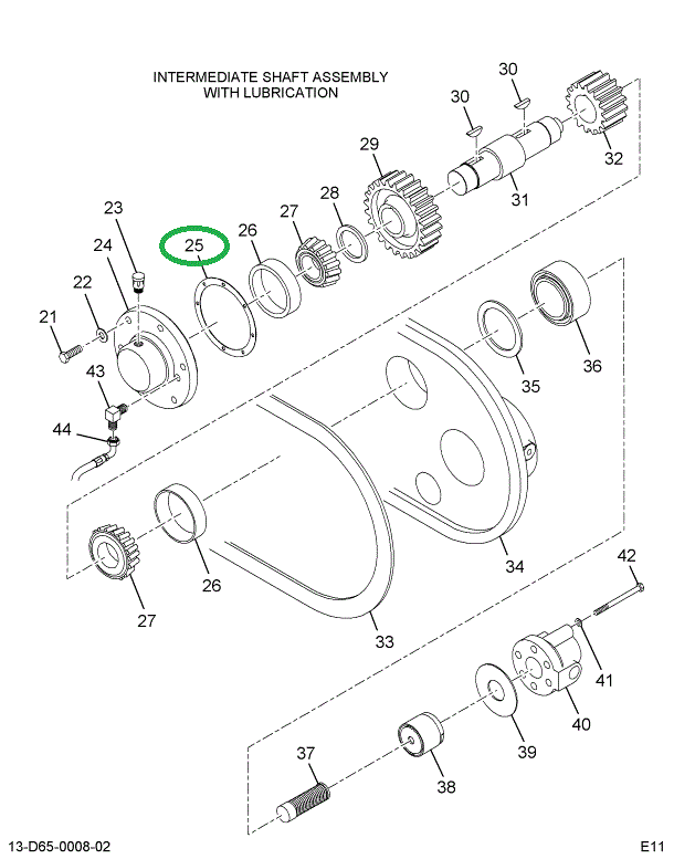 1697669C1 SHIM INTERMEDIATE REAR