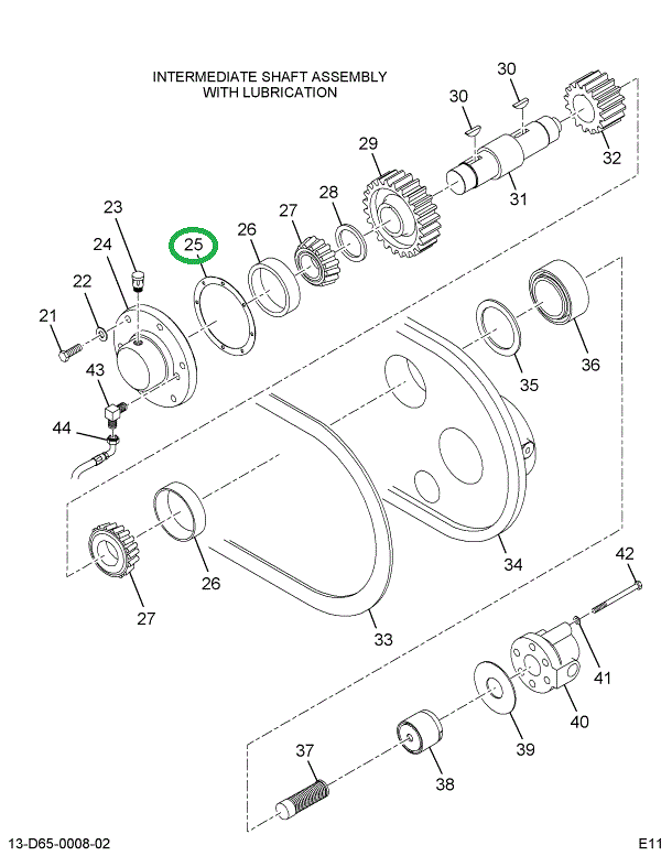 1697683C1 SHIM INTERMEDIATE REAR