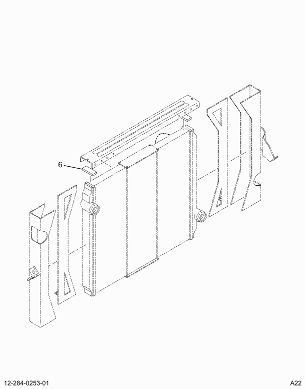 1697721C2 CHANNEL RAD SUPT W/ISOLATORS